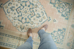 5.5x9.5 Vintage Distressed Oushak Carpet // ONH Item 9094 Image 1