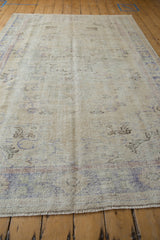 5.5x9 Vintage Distressed Oushak Carpet // ONH Item 9095 Image 6