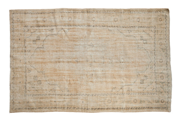 5x8 Vintage Distressed Oushak Carpet // ONH Item 9101