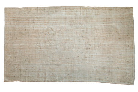 6x10.5 Vintage Distressed Oushak Carpet // ONH Item 9104