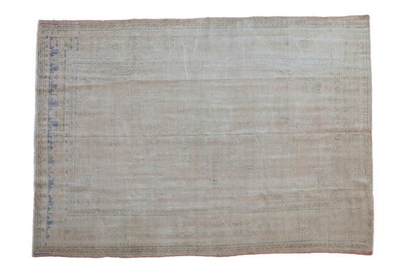 6x8.5 Vintage Distressed Oushak Carpet // ONH Item 9105