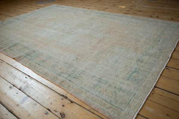 5.5x8 Vintage Distressed Oushak Carpet // ONH Item 9109 Image 2