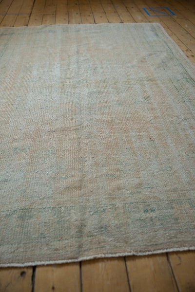 5.5x8 Vintage Distressed Oushak Carpet // ONH Item 9109 Image 3