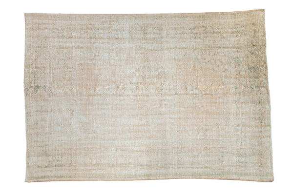 6.5x9 Vintage Distressed Oushak Carpet // ONH Item 9113