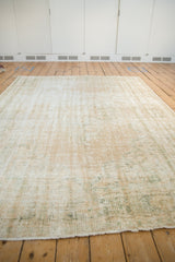 6.5x9 Vintage Distressed Oushak Carpet // ONH Item 9113 Image 8