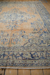 6.5x9.5 Vintage Distressed Oushak Carpet // ONH Item 9115 Image 7