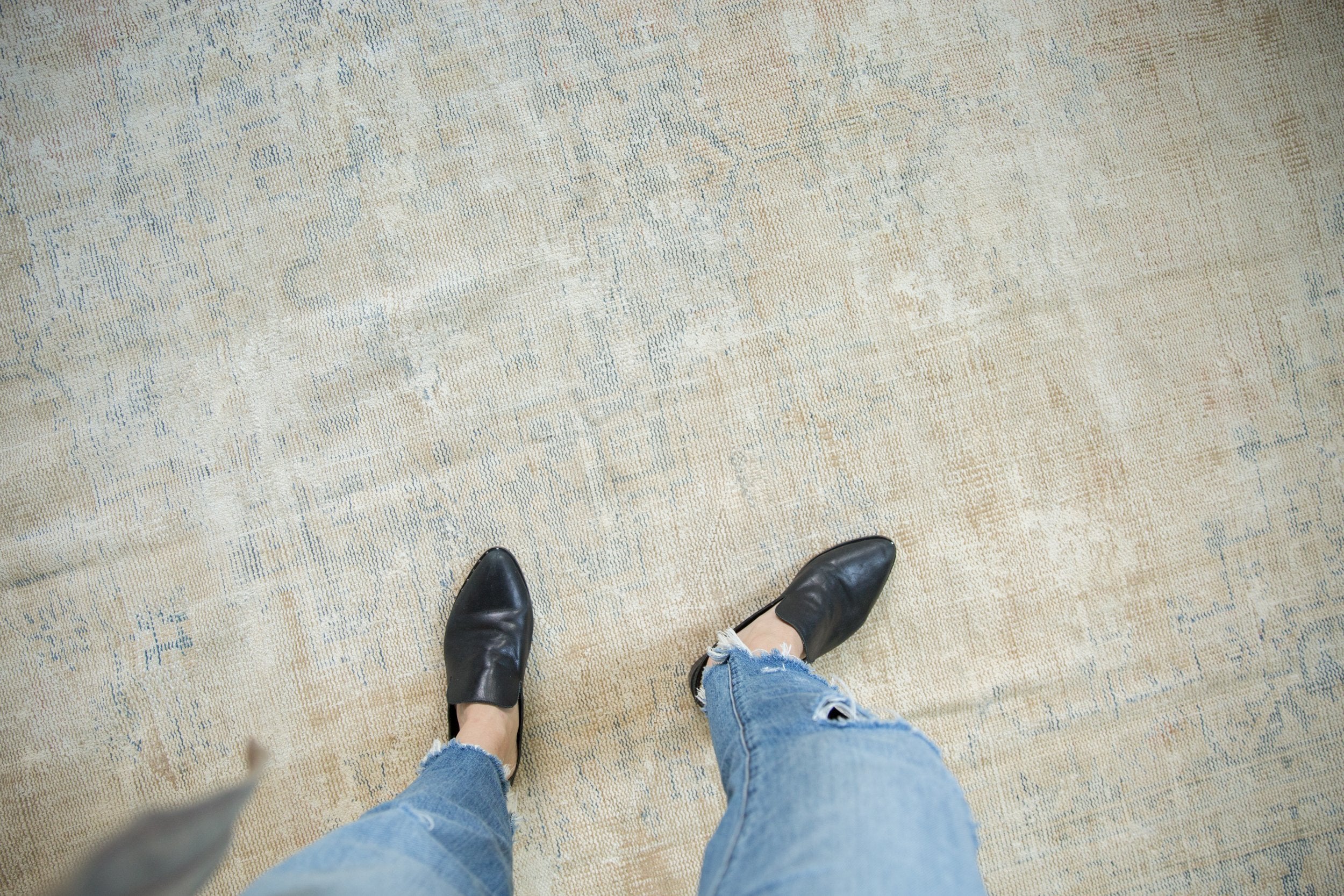 8x10 Vintage Distressed Oushak Carpet // ONH Item 9118 Image 1