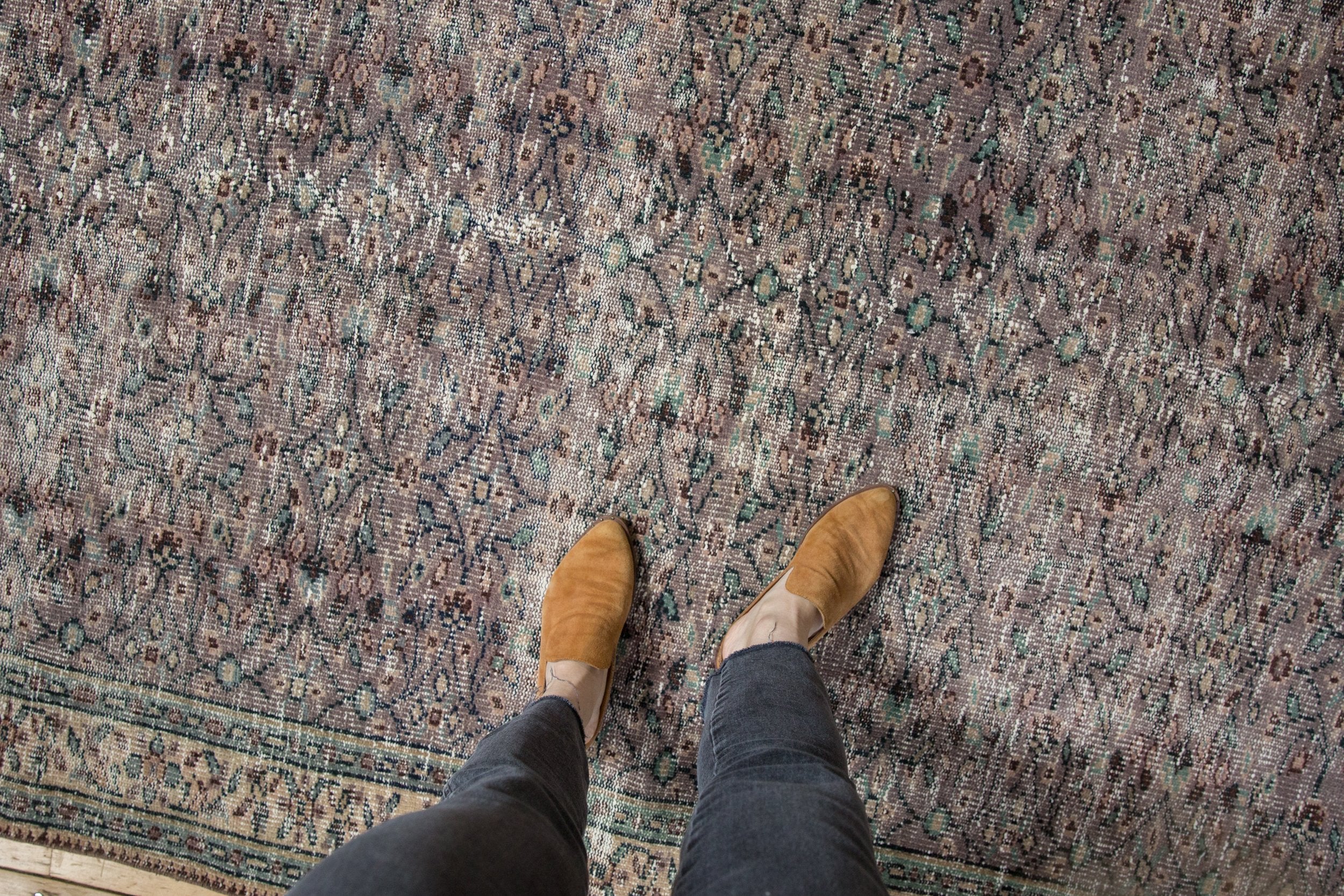 5.5x9 Vintage Distressed Oushak Carpet // ONH Item 9120 Image 1