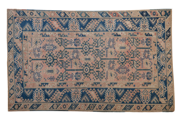 4x6.5 Vintage Distressed Melas Rug // ONH Item 9125