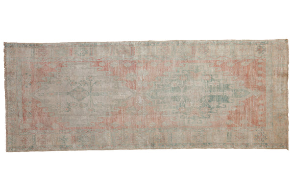 4x10 Vintage Distressed Oushak Rug Runner // ONH Item 9127