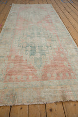 4x10 Vintage Distressed Oushak Rug Runner // ONH Item 9127 Image 2