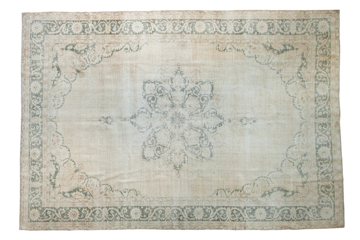 7x10.5 Vintage Distressed Sparta Carpet // ONH Item 9134