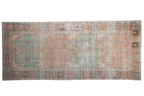 5x11.5 Vintage Distressed Oushak Rug Runner // ONH Item 9144