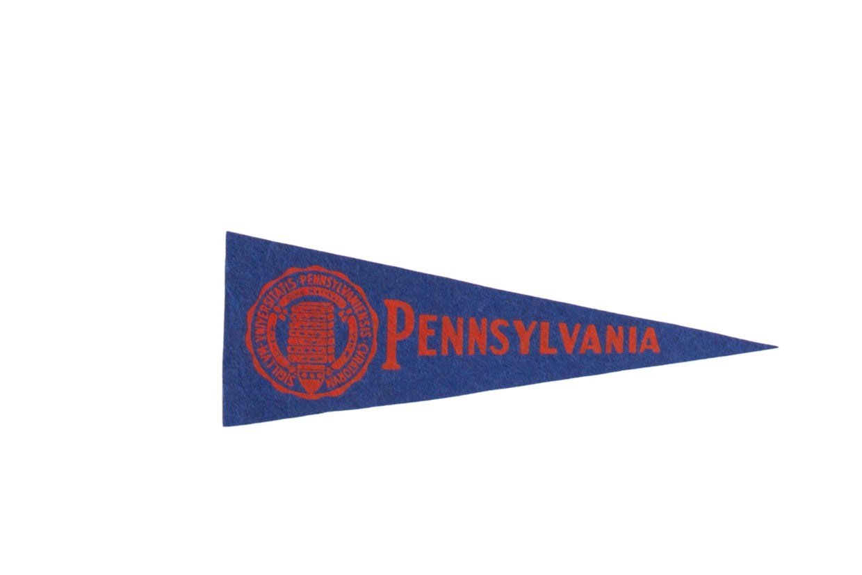 Vintage Pennsylvania University Felt Flag // ONH Item 9152