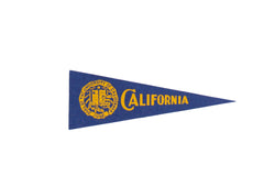 Vintage University of California Felt Flag // ONH Item 9153