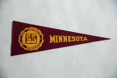 Vintage University of Minnesota Felt Flag // ONH Item 9155 Image 1
