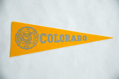Vintage University of Colorado Felt Flag // ONH Item 9156 Image 1