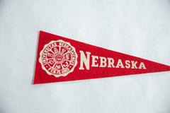 Vintage Nebraska University Felt Flag // ONH Item 9161 Image 1