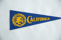 Vintage University of California Felt Flag // ONH Item 9162 Image 1