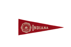 Vintage Indiana University Felt Flag // ONH Item 9177