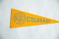 Vintage University of Colorado Felt Flag // ONH Item 9178 Image 1