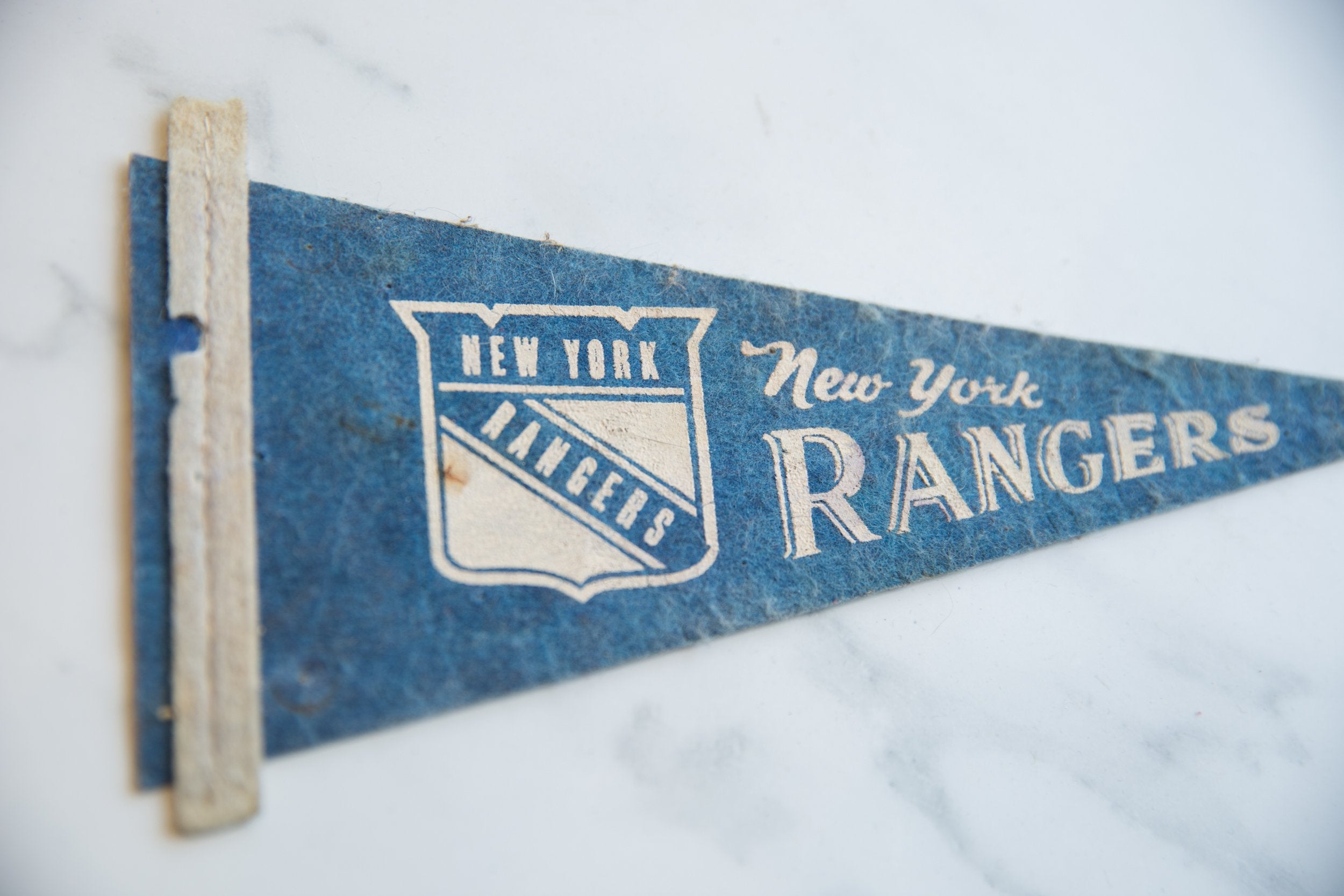 Vintage New York Rangers Felt Flag Pennant // ONH Item 9184 Image 1