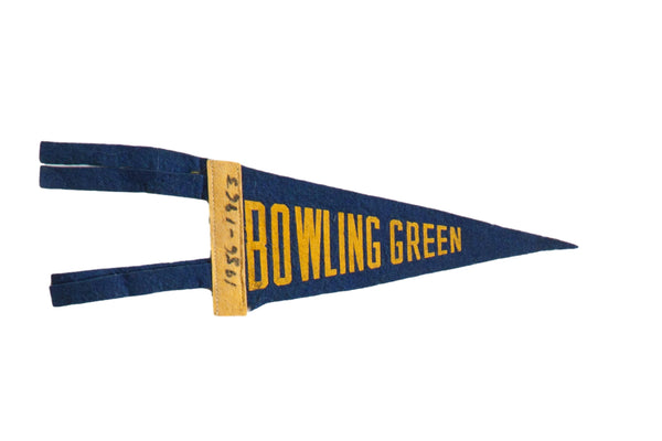 Vintage Bowling Green KY Felt Flag // ONH Item 9186
