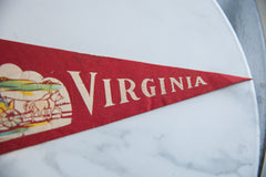 Vintage Virginia Felt Flag // ONH Item 9197 Image 2