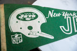 Vintage New York Jets Felt Flag Pennant // ONH Item 9225 Image 1