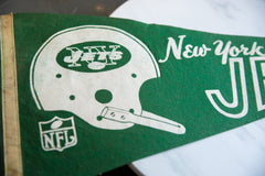 Vintage New York Jets Felt Flag Pennant // ONH Item 9225 Image 1