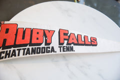 Vintage Ruby Falls Chattanooga TN Felt Flag // ONH Item 9234 Image 2