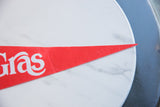 The pointed end and white 