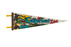 Vintage Gatorland Zoo Orlando Florida Felt Flag // ONH Item 9243