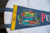 Yellow felt strip with 