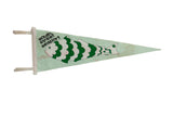Vintage light green felt pennant features South Street Seaport fish artwork, 10