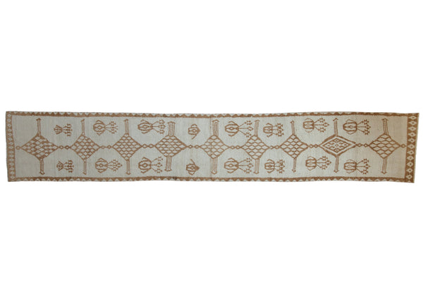 2.5x14.5 Vintage Distressed Kars Rug Runner // ONH Item 9268