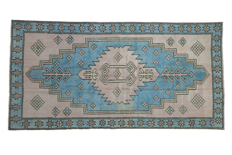3.5x7 Vintage Distressed Oushak Rug Runner // ONH Item 9274