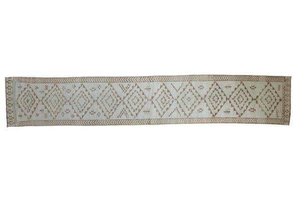 2.5x15.5 Vintage Distressed Kars Rug Runner // ONH Item 9275