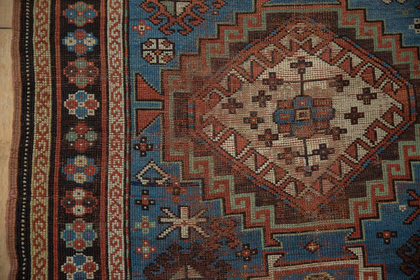 3.5x6.5 Vintage Caucasian Rug // ONH Item 9278 Image 6