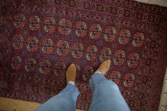 3.5x6.5 Vintage Turkmen Rug // ONH Item 9279 Image 1
