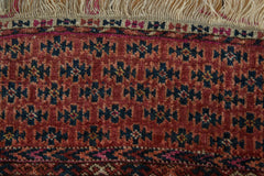 3.5x6.5 Vintage Turkmen Rug // ONH Item 9279 Image 10