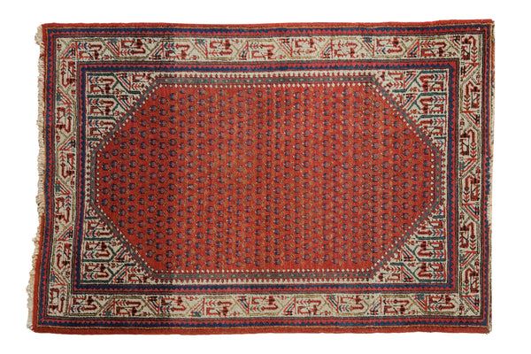 3.5x5 Vintage Mir Sarouk Rug // ONH Item 9281
