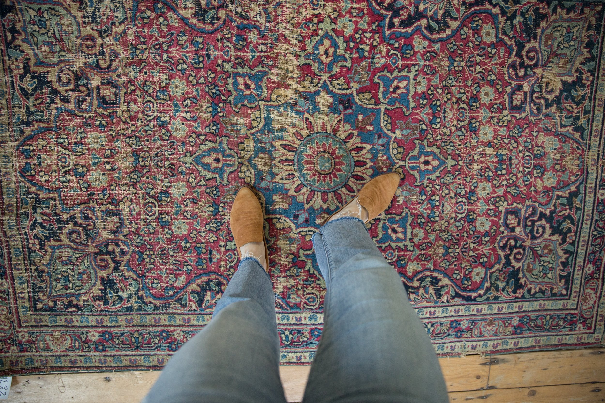 4.5x7 Vintage Meshed Rug // ONH Item 9282 Image 1