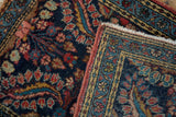 Secured side cording, clean fringe, and tight weave foundation of the Dargezine rug.