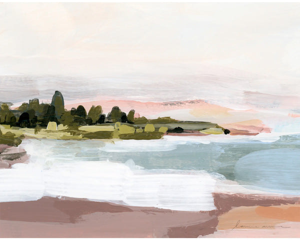 Laurie Ann Sunset Shore Art Print 8x10 // ONH Item 9306