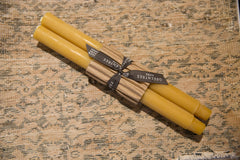 Made in NY Beeswax Candle Church Tapers - Natural // ONH Item 9308