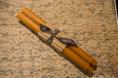 Made in NY Beeswax Candle Church Tapers - Terra Cotta // ONH Item 9309