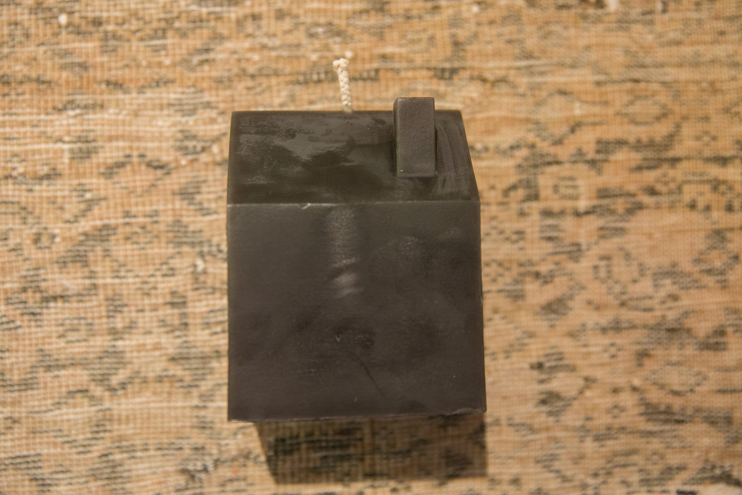 Made in NY Beeswax Candle Large House - Antique Gray // ONH Item 9317 Image 1