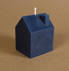 Made in NY Beeswax Candle Large House - Blue Slate // ONH Item 9318