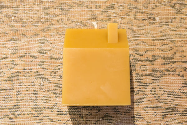 Made in NY Beeswax Candle Large House - Natural // ONH Item 9320 Image 1